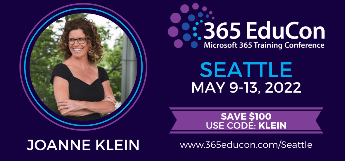 Joanne C Klein Sharepoint Microsoft 365 And Azure Things